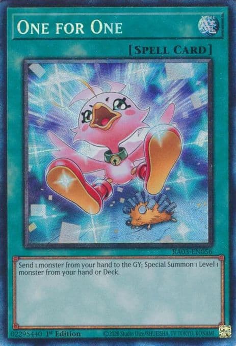 One for One (Alternate Art) (PCR)