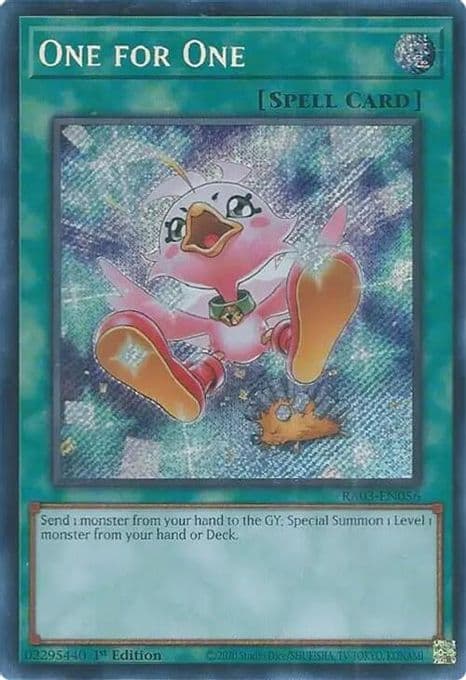 One for One (Alternate Art) (Secret Rare)