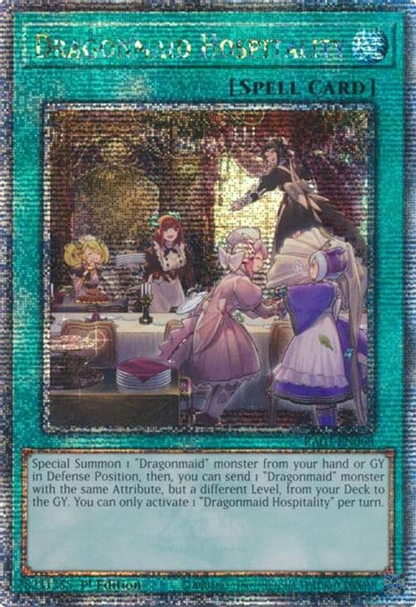 Dragonmaid Hospitality (Quarter Century Secret Rare)