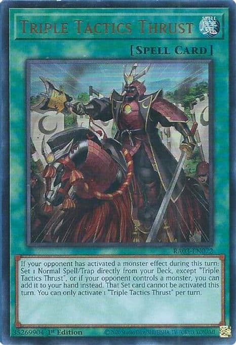 Triple Tactics Thrust (UR)