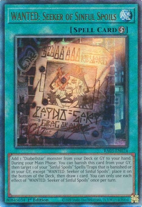 WANTED: Seeker of Sinful Spoils (PUR)