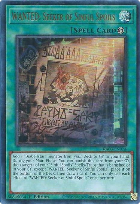 WANTED: Seeker of Sinful Spoils (UR)