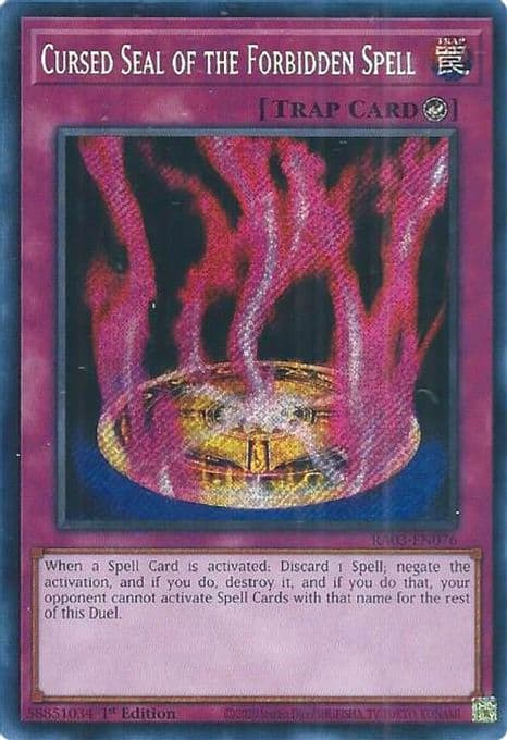 Cursed Seal of the Forbidden Spell (Secret Rare)