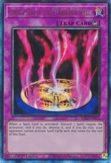 Cursed Seal of the Forbidden Spell (PUR)