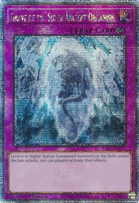 Grave of the Super Ancient Organism (Quarter Century Secret Rare)