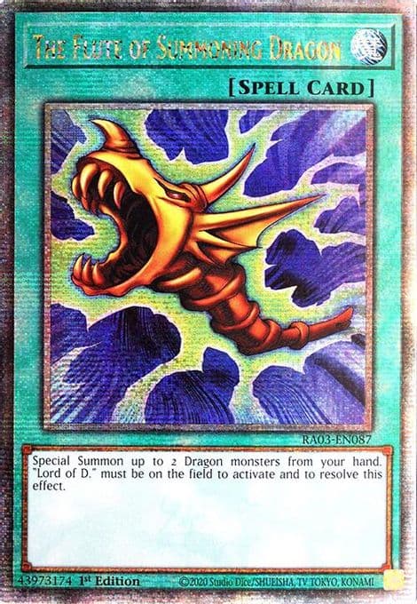 The Flute of Summoning Dragon (Quarter Century Secret Rare)
