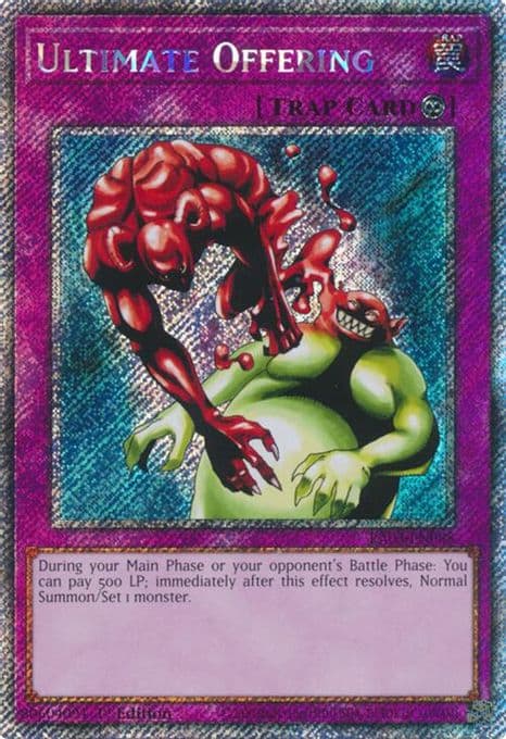 Ultimate Offering (Platinum Secret Rare)