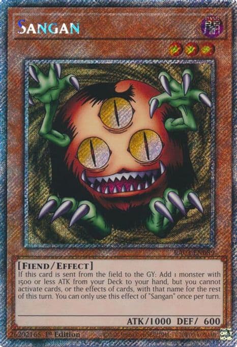 Sangan (Platinum Secret Rare)