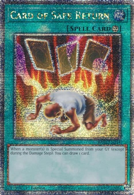 Card of Safe Return (Quarter Century Secret Rare)