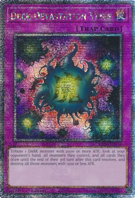 Deck Devastation Virus (Quarter Century Secret Rare)