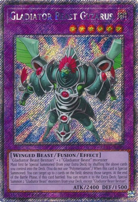 Gladiator Beast Gyzarus (Platinum Secret Rare)