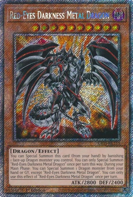 Red-Eyes Darkness Metal Dragon (Platinum Secret Rare)