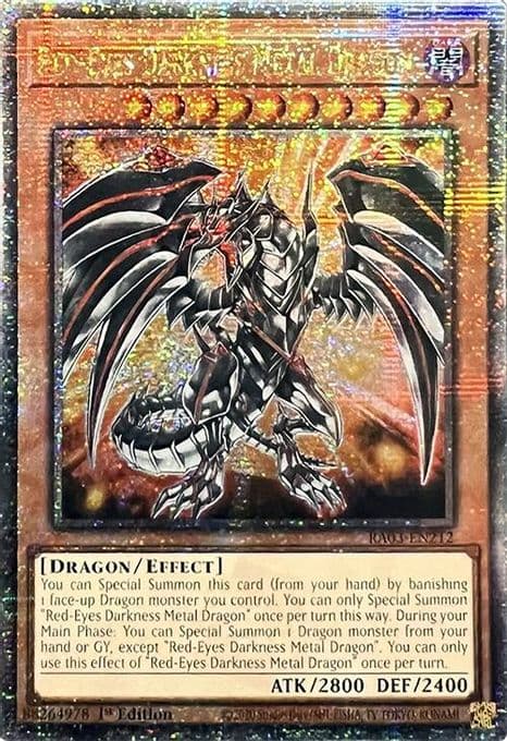 Red-Eyes Darkness Metal Dragon (Quarter Century Secret Rare)