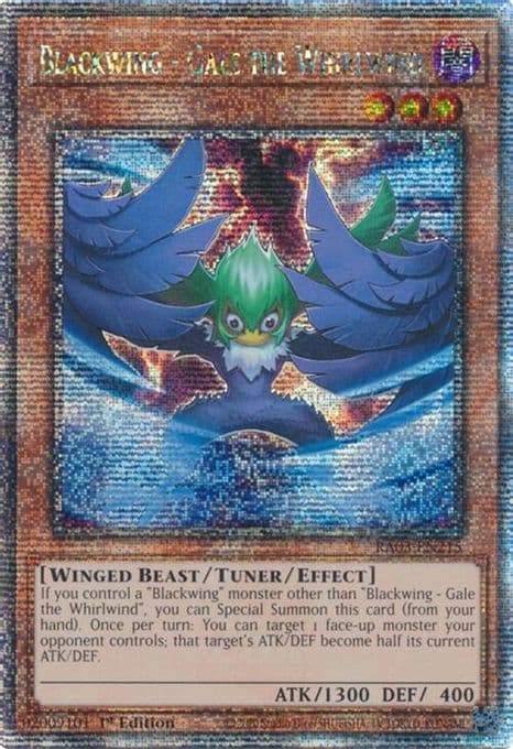 Blackwing - Gale the Whirlwind (Quarter Century Secret Rare)