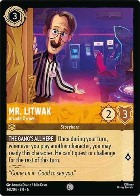 Mr. Litwak - Arcade Owner