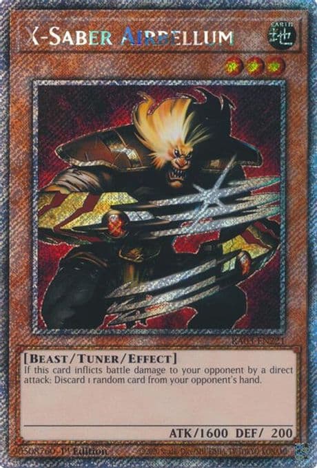 X-Saber Airbellum (Platinum Secret Rare)