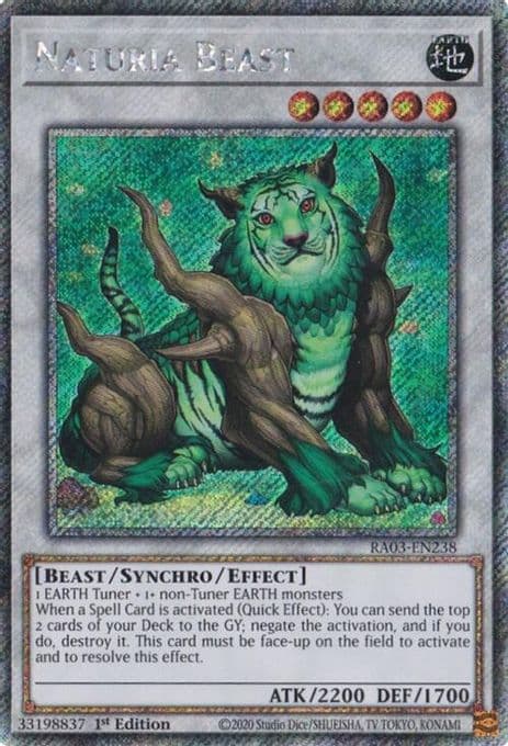 Naturia Beast (Platinum Secret Rare)