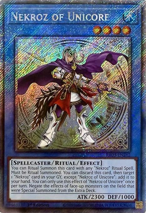 Nekroz of Unicore (Platinum Secret Rare)