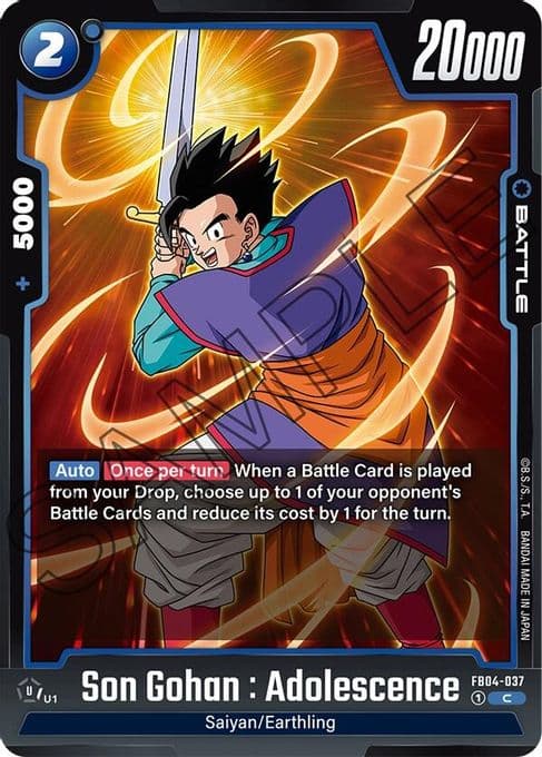 Son Gohan : Adolescence - FB04-037