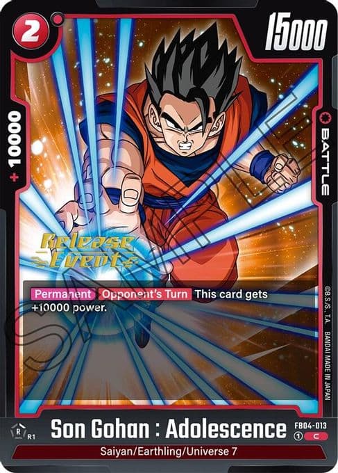 Son Gohan : Adolescence - FB04-013