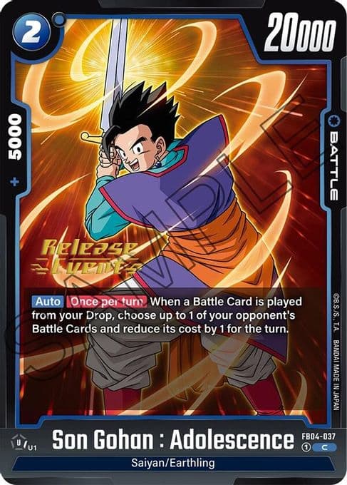 Son Gohan : Adolescence - FB04-037