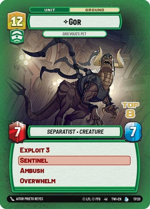 Gor - Grievous's Pet (Top 8)