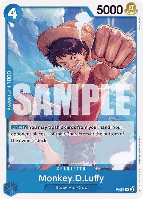 Monkey.D.Luffy (P-055) (Reprint)