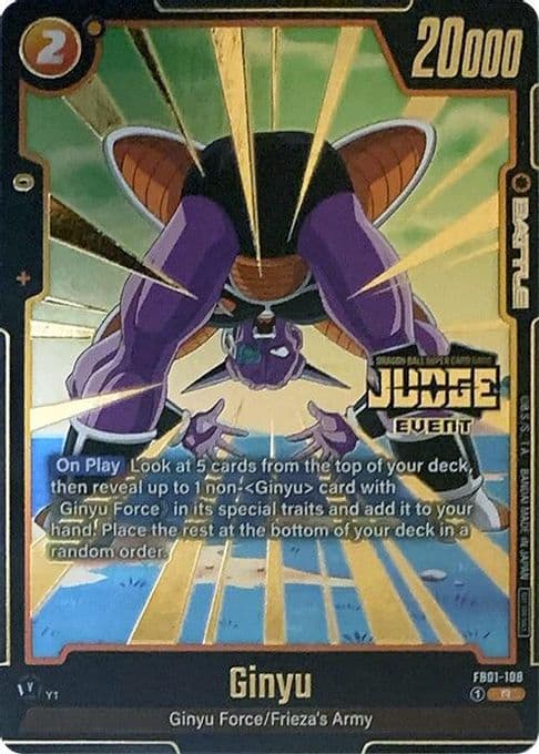 Ginyu - FB01-108 (Judge Pack (Event Judge) 01)