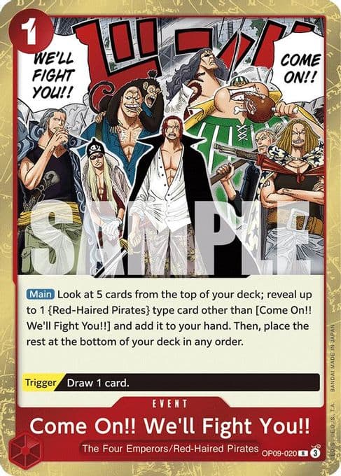 Come On!! We'll Fight You!!
