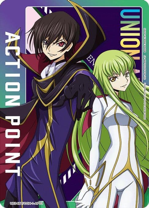 Action Point Card (AP01) (Lelouch Lamperouge/C.C.)