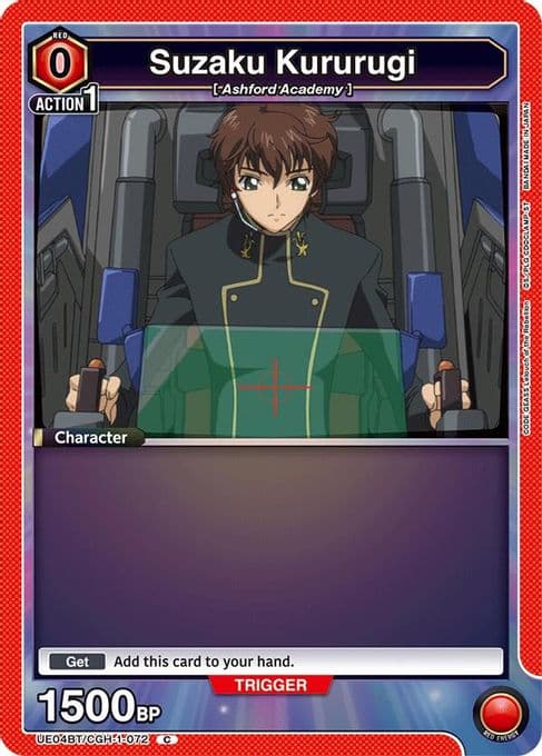 Suzaku Kururugi (072) (Box Topper Foil)
