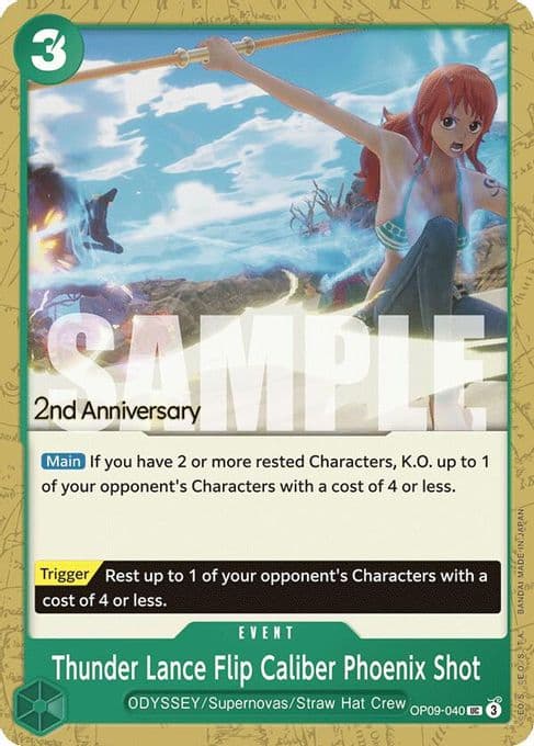 Thunder Lance Flip Caliber Phoenix Shot