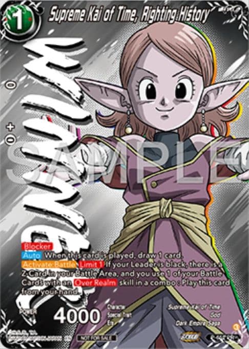 Supreme Kai of Time, Righting History (Winner)