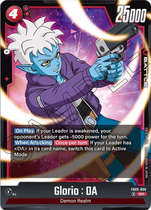 Glorio : DA - FB05-006