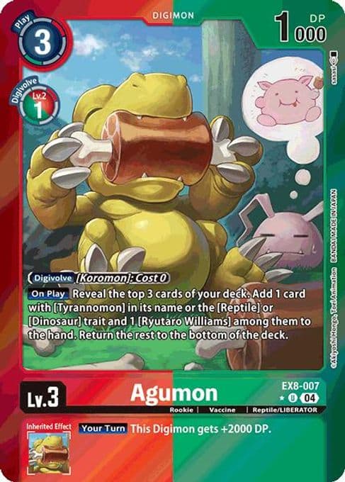 Agumon - EX8-007 (Limited Foil)