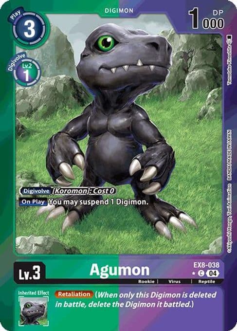 Agumon - EX8-038 (Limited Foil)
