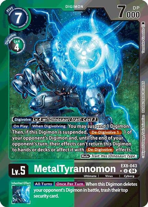 MetalTyrannomon (Limited Foil)