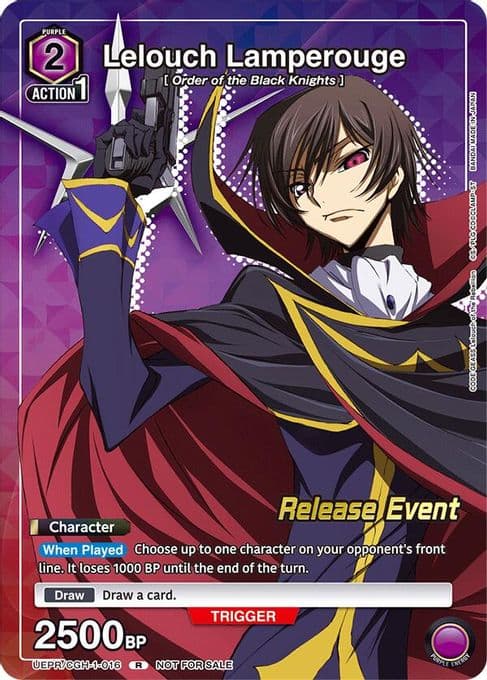 Lelouch Lamperouge (Release Event Participation)