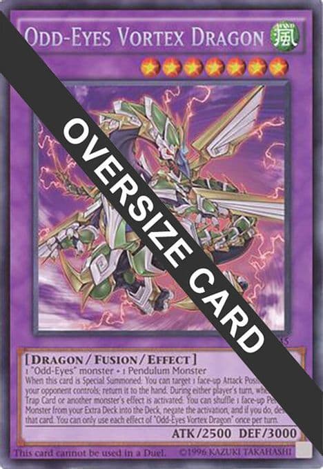 Odd-Eyes Vortex Dragon (Oversized)