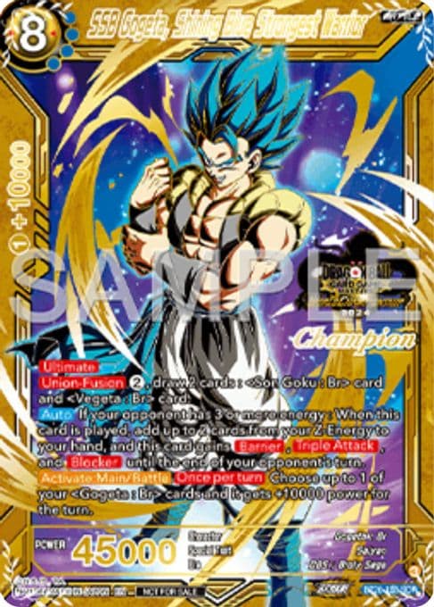 SSB Gogeta, Shining Blue Strongest Warrior (Champion)