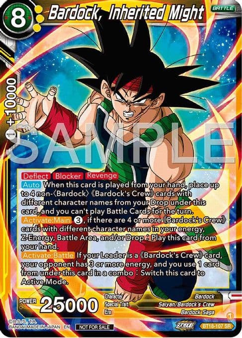 Bardock, Inherited Might (Championship 2024 Finals Pack)