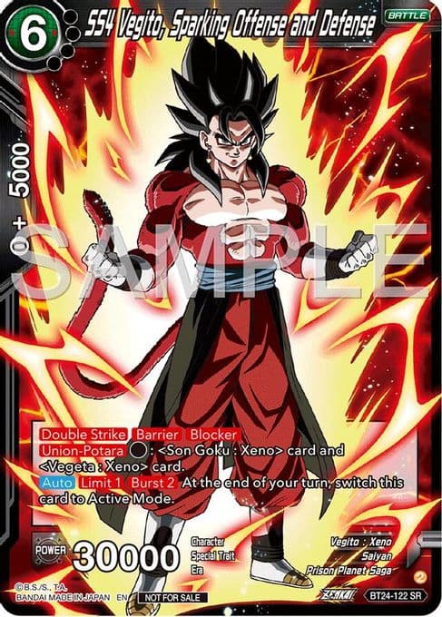 SS4 Vegito, Sparking Offense and Defense (Championship 2024 Finals Pack)