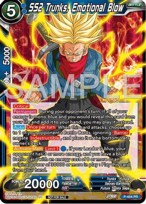 SS2 Trunks, Emotional Blow (Championship 2024 Finals Pack)