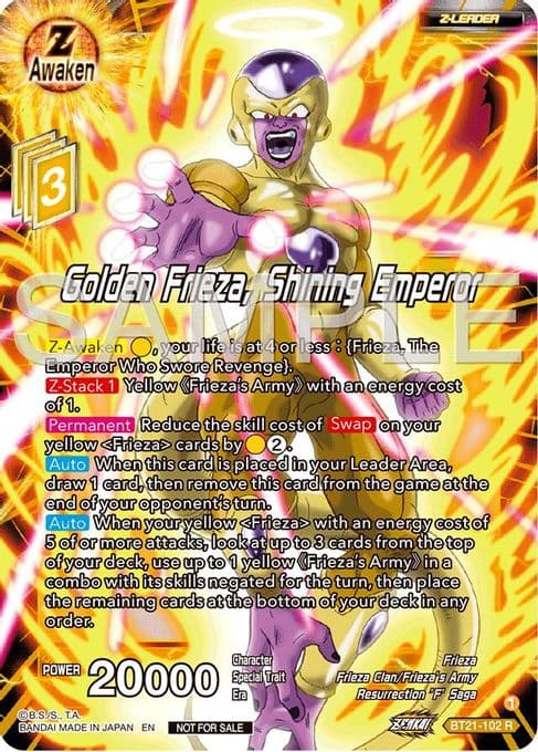 Golden Frieza, Shining Emperor (Championship 2024 Finals Zenkai Pack)