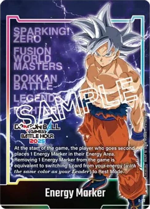 Energy Marker (E-22) (Dragon Ball Games Battle Hour 2025 Promo Card Set)