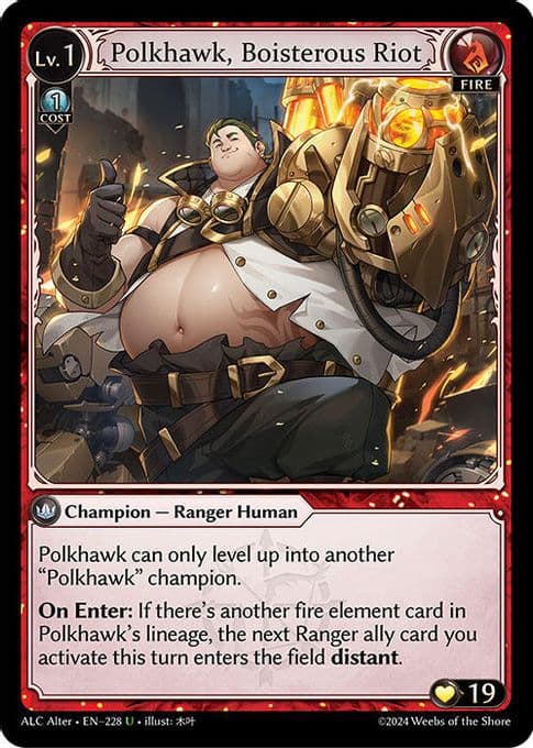 Polkhawk, Boisterous Riot