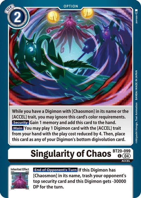 Singularity of Chaos
