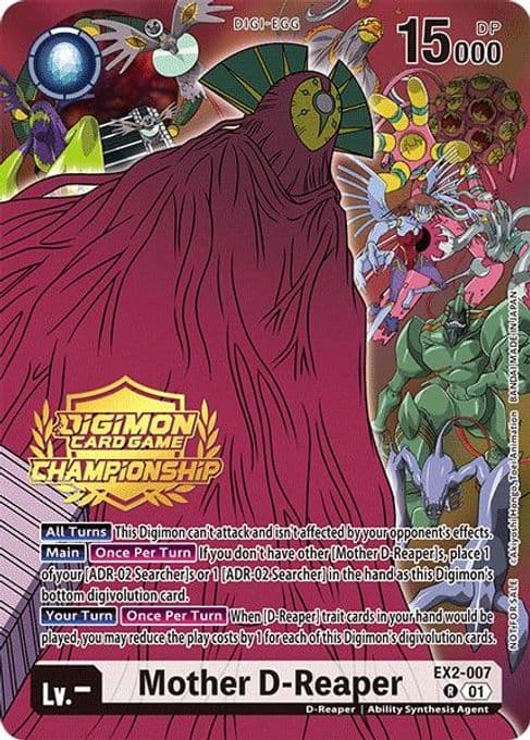 Mother D-Reaper (Championship 2024 Tamers Pack)