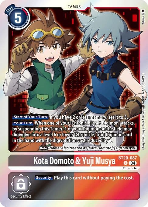 Kota Domoto & Yuji Musya