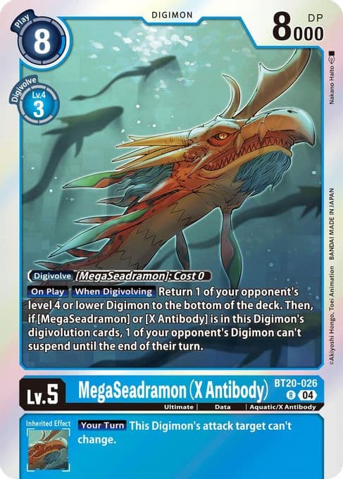 MegaSeadramon (X Antibody)